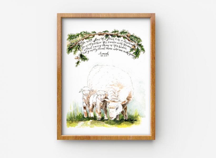 He will feed his flock 1