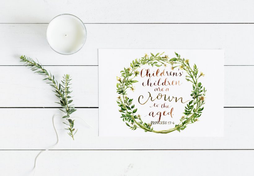 Proverbs 17-6 Grandparents 2