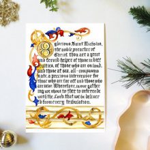 St Nicholas Illuminated Prayer 2