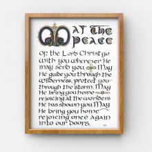 Celtic Blessing framed
