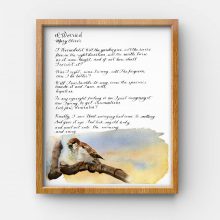 Mary Oliver product frame